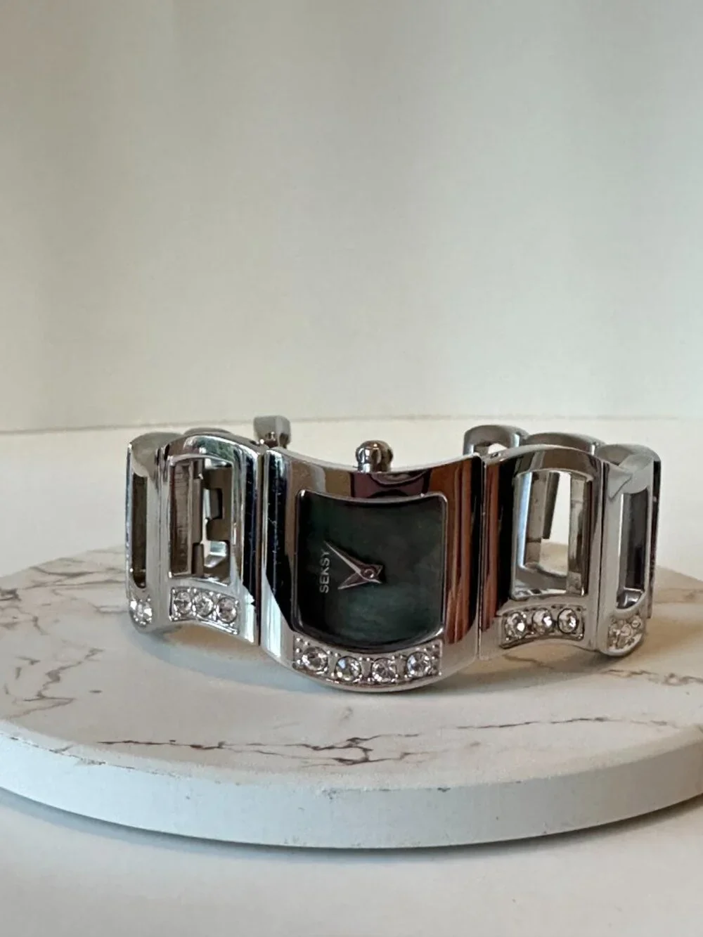 Seksy by Sekonda N4009 Mother of Pearl Swarovski Crystal Steel Watch